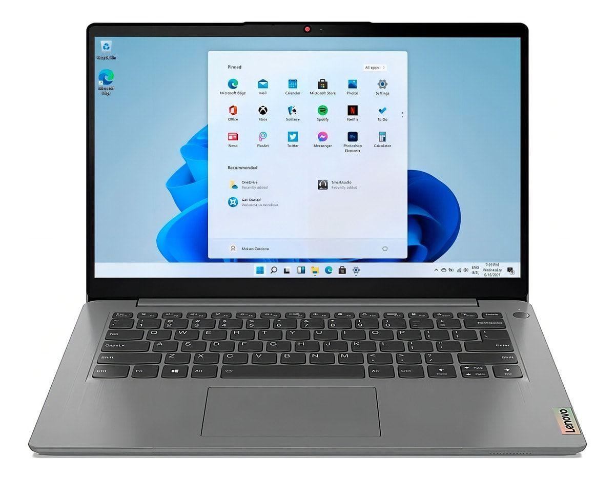 Notebook Lenovo, Core I7, 8GB Ram, 512GB Ssd, 14"-Gris-0