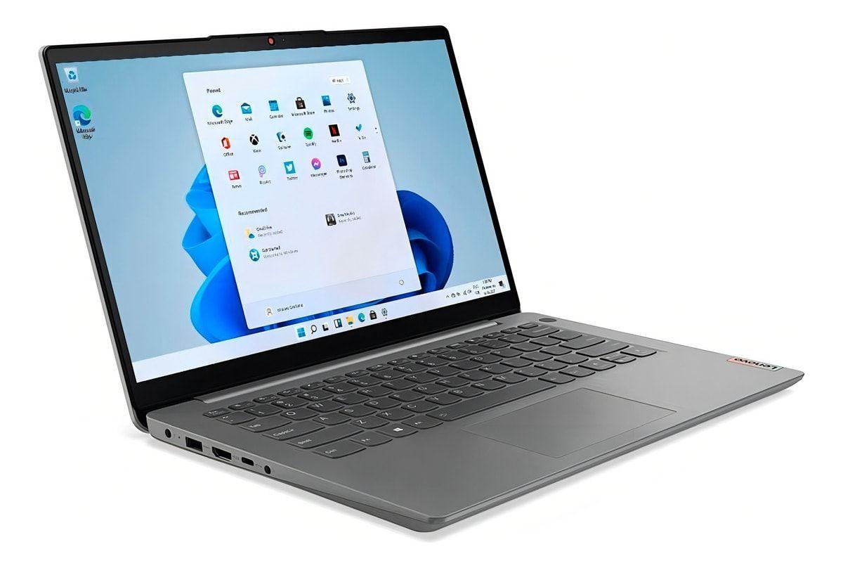 Notebook Lenovo, Core I7, 8GB Ram, 512GB Ssd, 14"-Gris-1