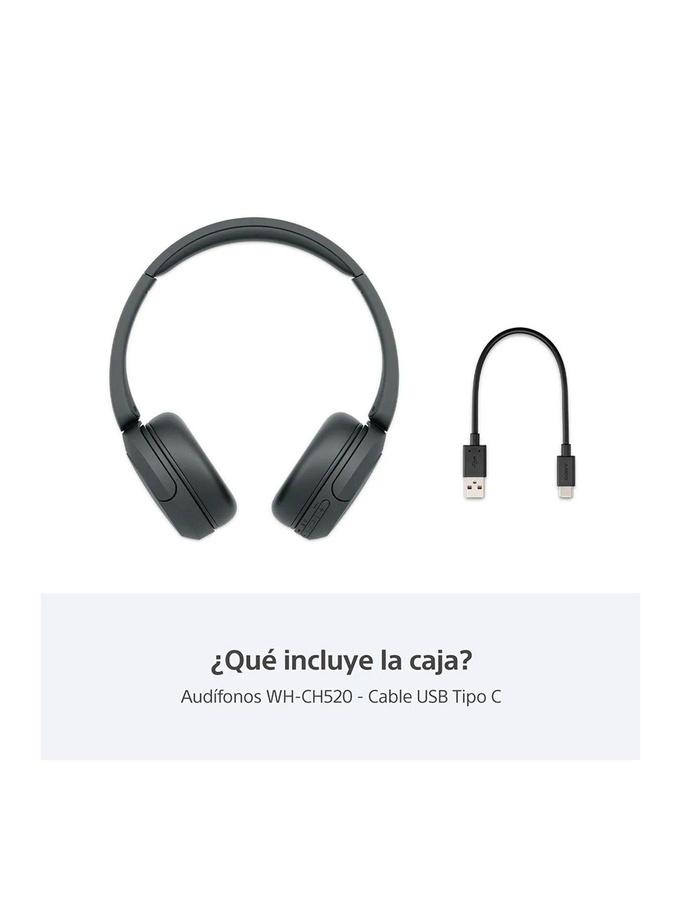Audífonos Inalámbricos WH-CH520/BZ UC Sony Negro-1
