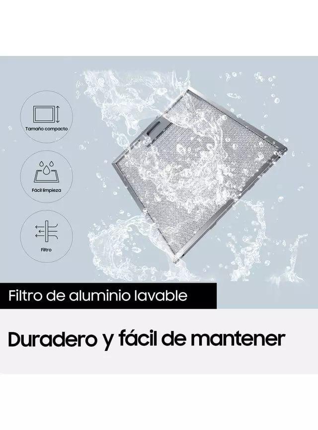 Campana Samsung con Filtro Lavable Aluminio NK36M5070BS/ZS-3