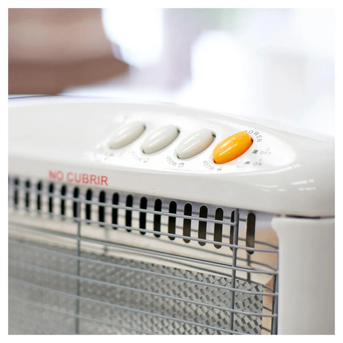 Estufa eléctrica Recco Blanco 1200 W Radiación NSB-99Y-2