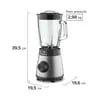 Licuadora Mademsa 1.95 Litros Inox MBL50-1