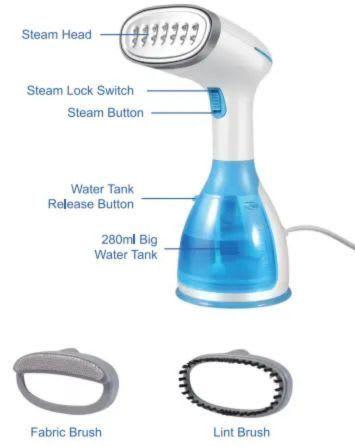 Planchas De Vapor Portátil Vertical 1500w 280ml-0