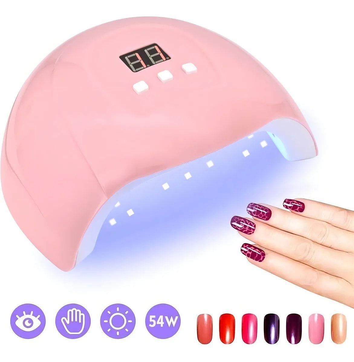Lámpara UV Manicura, Rosada-2