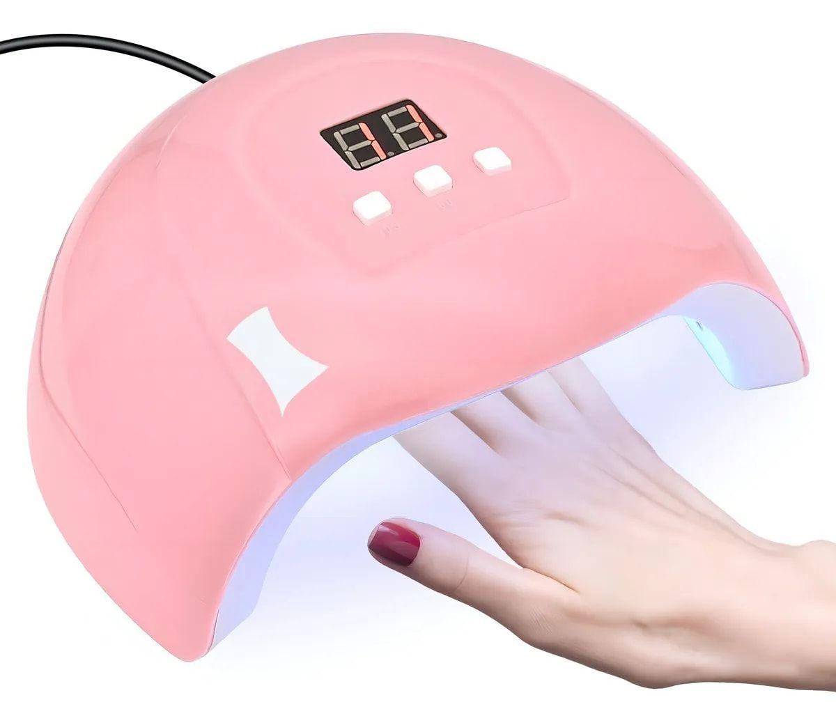 Lámpara UV Manicura, Rosada-3