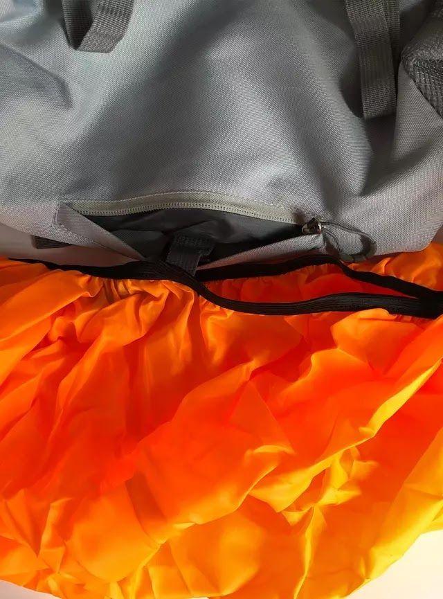 Mochila Camping Aples Boreal Amarillo/Negro-6