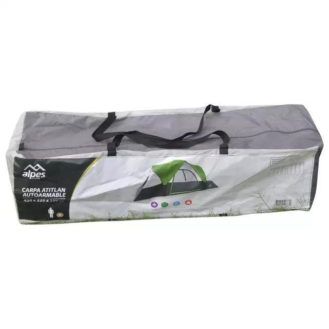 Carpa Autoarmable Atitlan 420 x 220 cm Doite 8P Gris/Verde-6