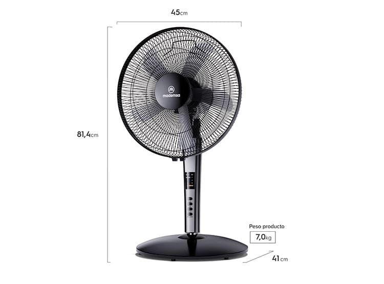 Ventilador Pedestal Mademsa SFM21 21-3