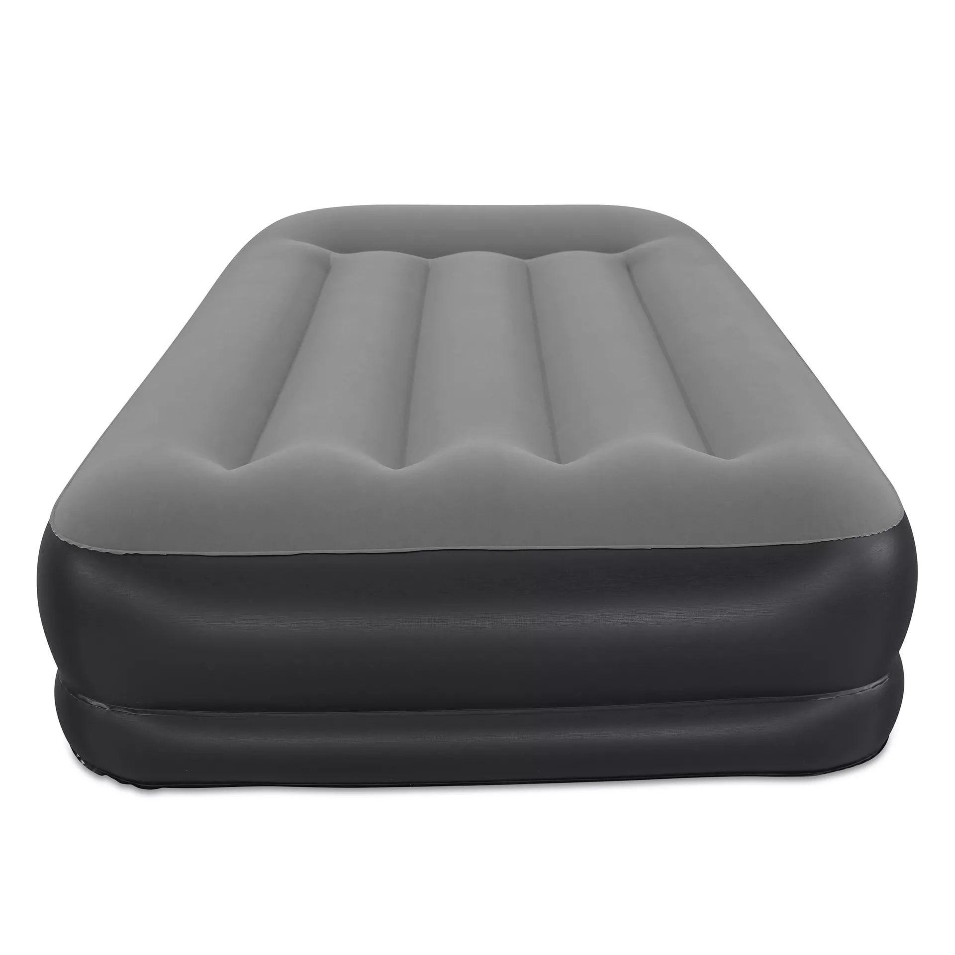 Colchón Inflable Twin Tritech Gris con Bomba USB-3