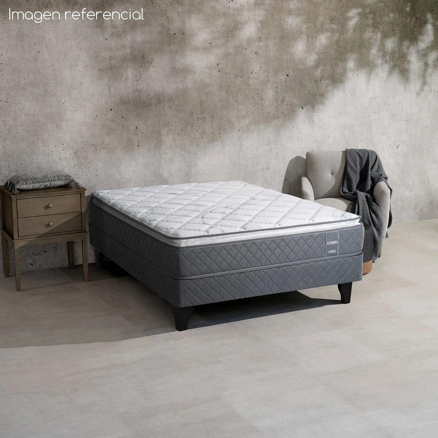 CAMA EUROPEA ALTAMIRA + RESPALDO CAMA  Pamplona 2 PLAZAS BD-2