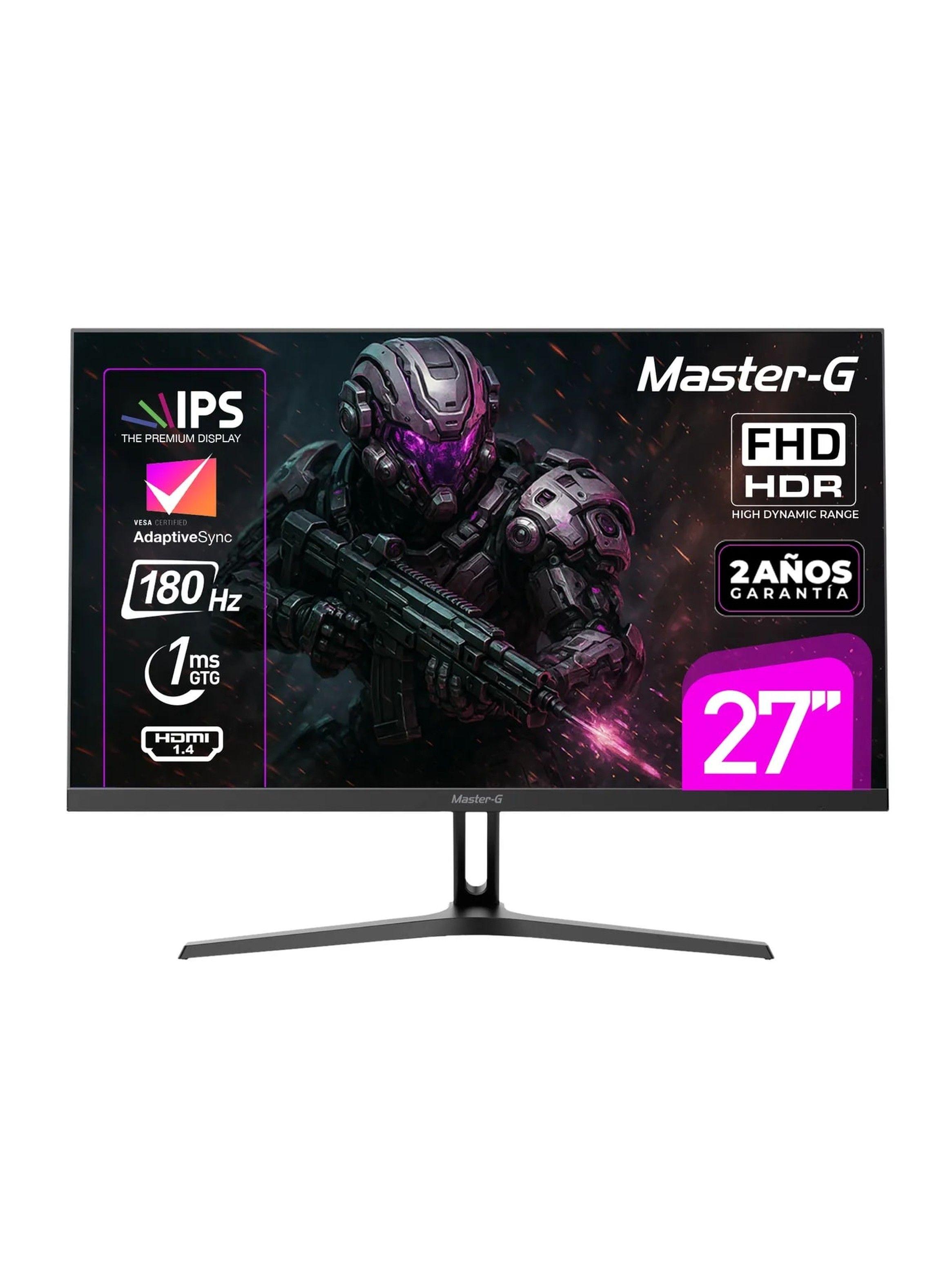 Monitor Gamer Master-G 27" FHD IPS HDR 180Hz 1Ms MGMG2740P-0
