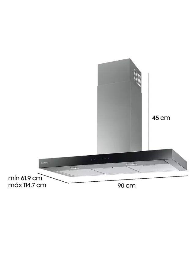 Campana Samsung con Filtro Lavable Aluminio NK36M5070BS/ZS-0