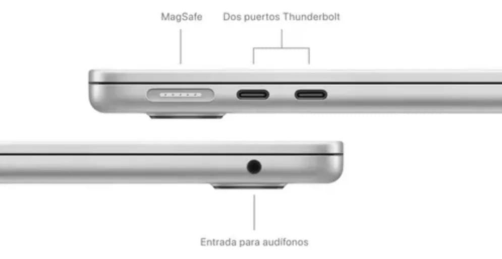 Notebook Apple Macbook Air, Chip M3, Pantalla 13.3", 8GB-2
