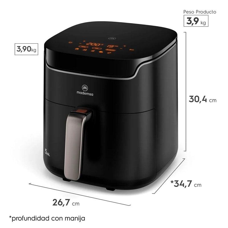Freidora de Aire Mademsa 5.6L MAF45,caja dañada-1