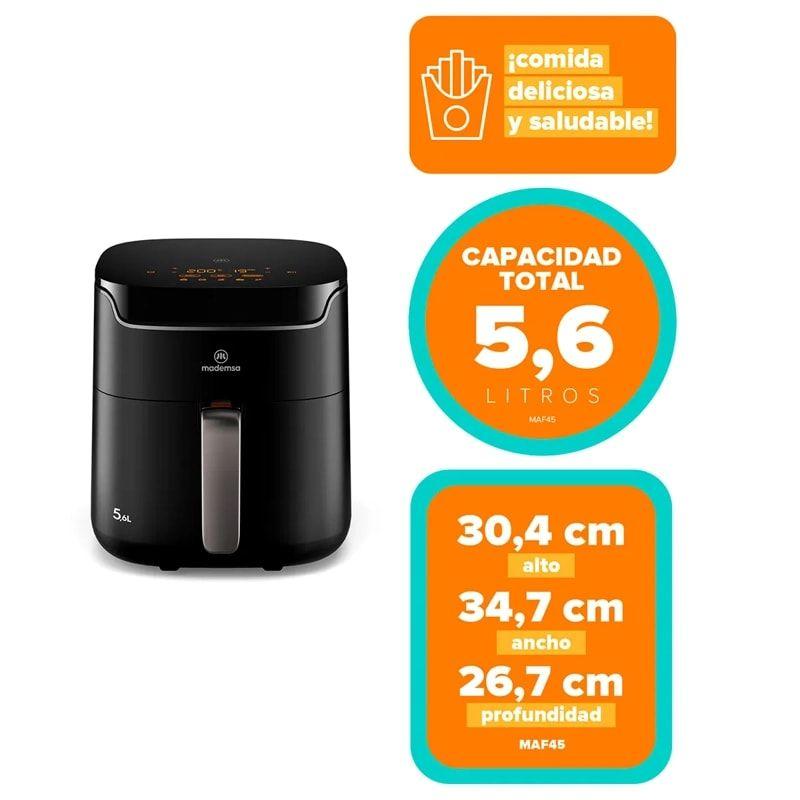 Freidora de Aire Mademsa 5.6L MAF45,caja dañada-3