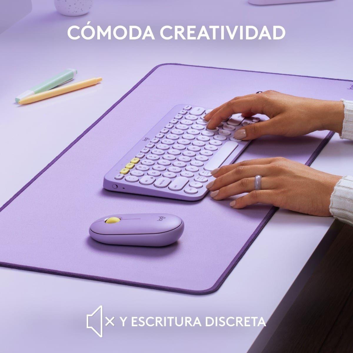 Teclado Logitech K380-Morado (Caja con detalles-OpenBox)-1