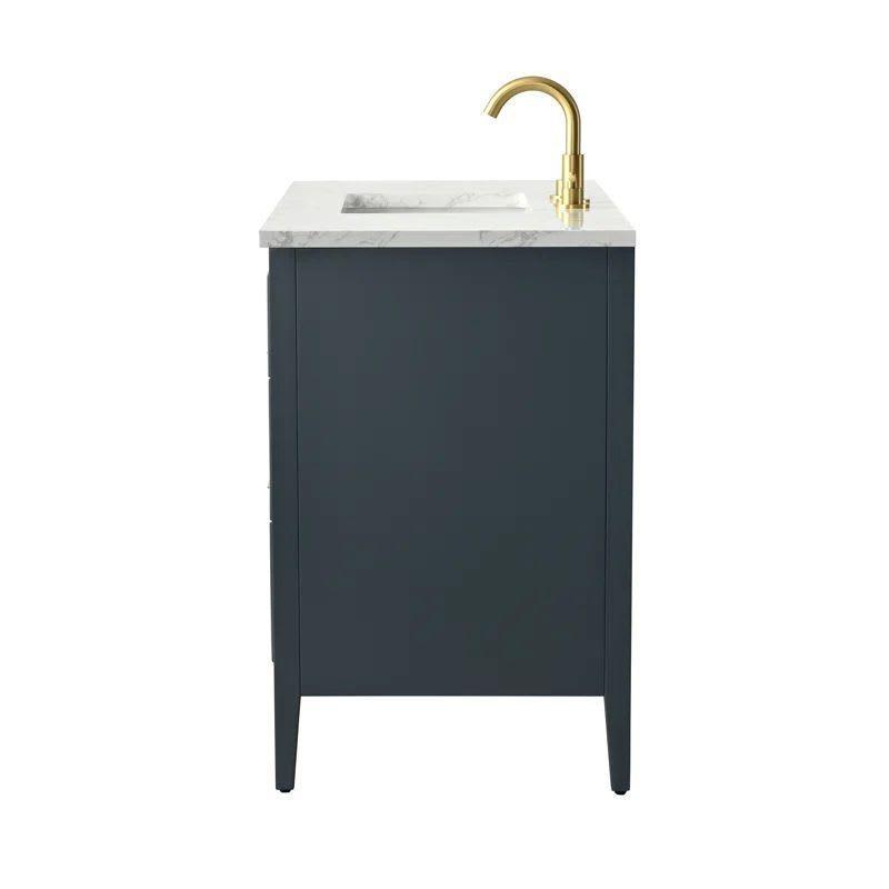 Vanitorio Ebern Bilroy Egremt Marmol Carr 106x56x86 Cm Baño-4