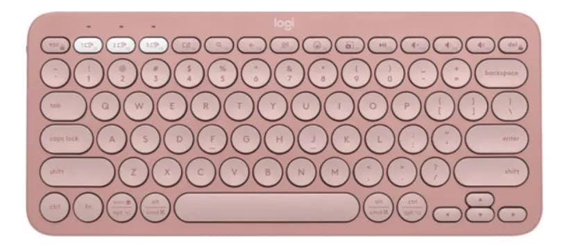 Teclado Logitech K380-Rosado-0
