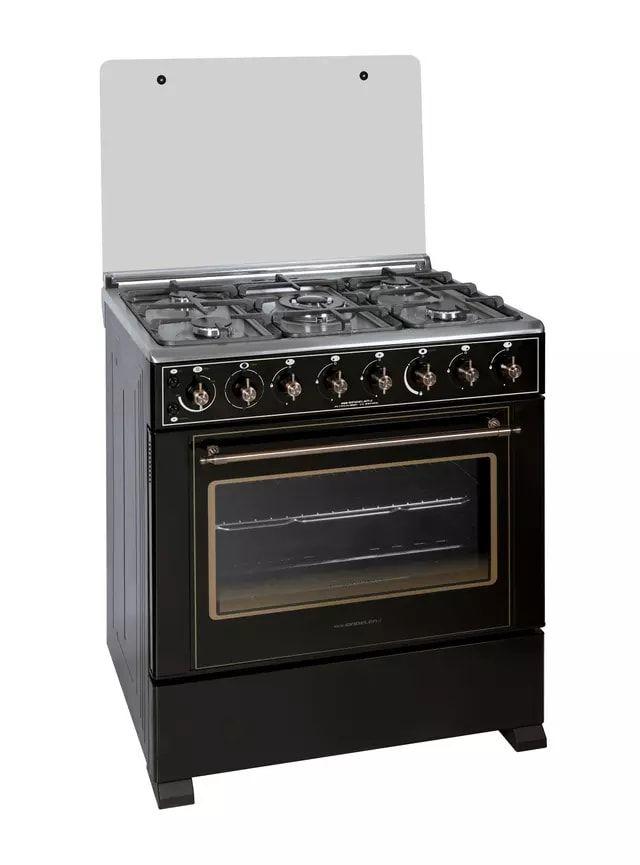 Cocina a Gas 5 Quemadores SindelenCH-8850RD Retro Design-1