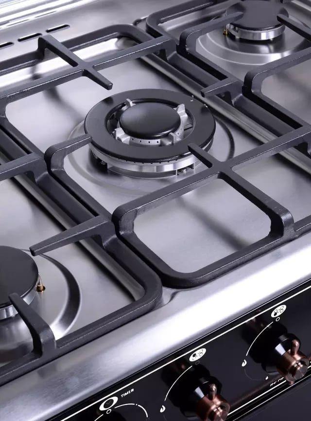 Cocina a Gas 5 Quemadores SindelenCH-8850RD Retro Design-2