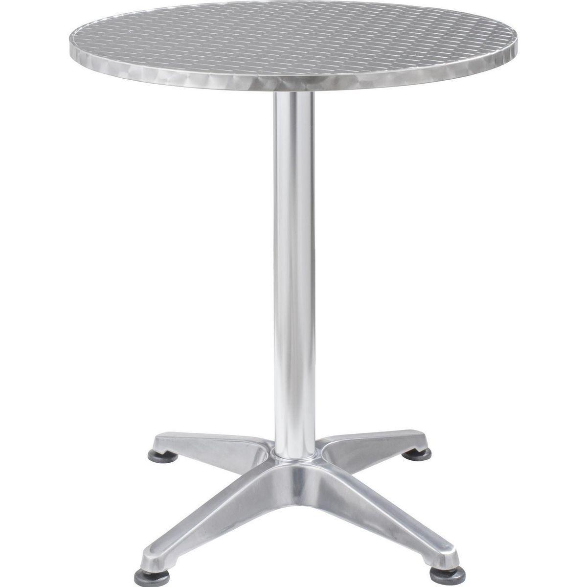 Mesa Redonda Aluminio 60x70x60 cm Just Home Collection terra-0