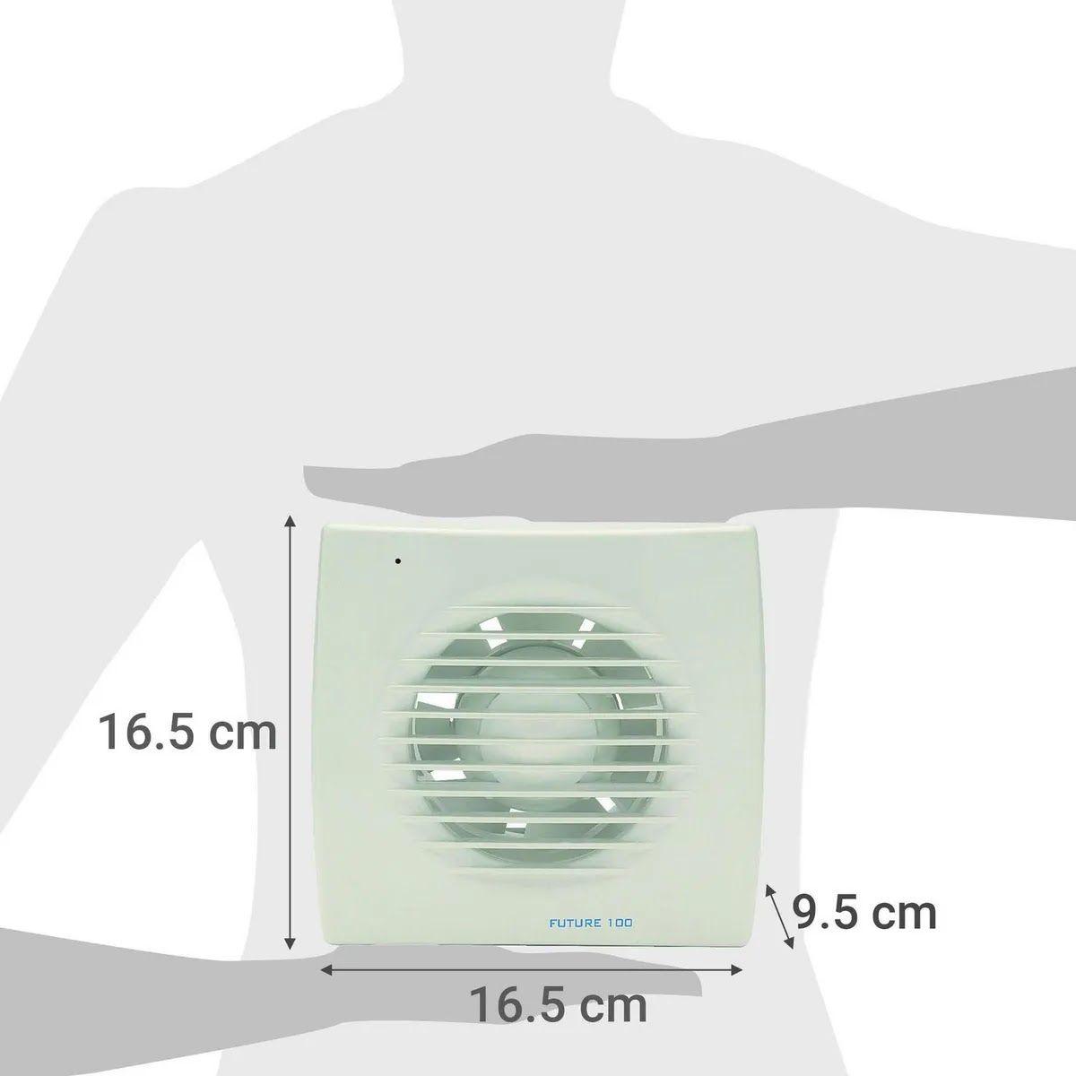 Extractor de aire SYP para baño 100 mm Blanco-2