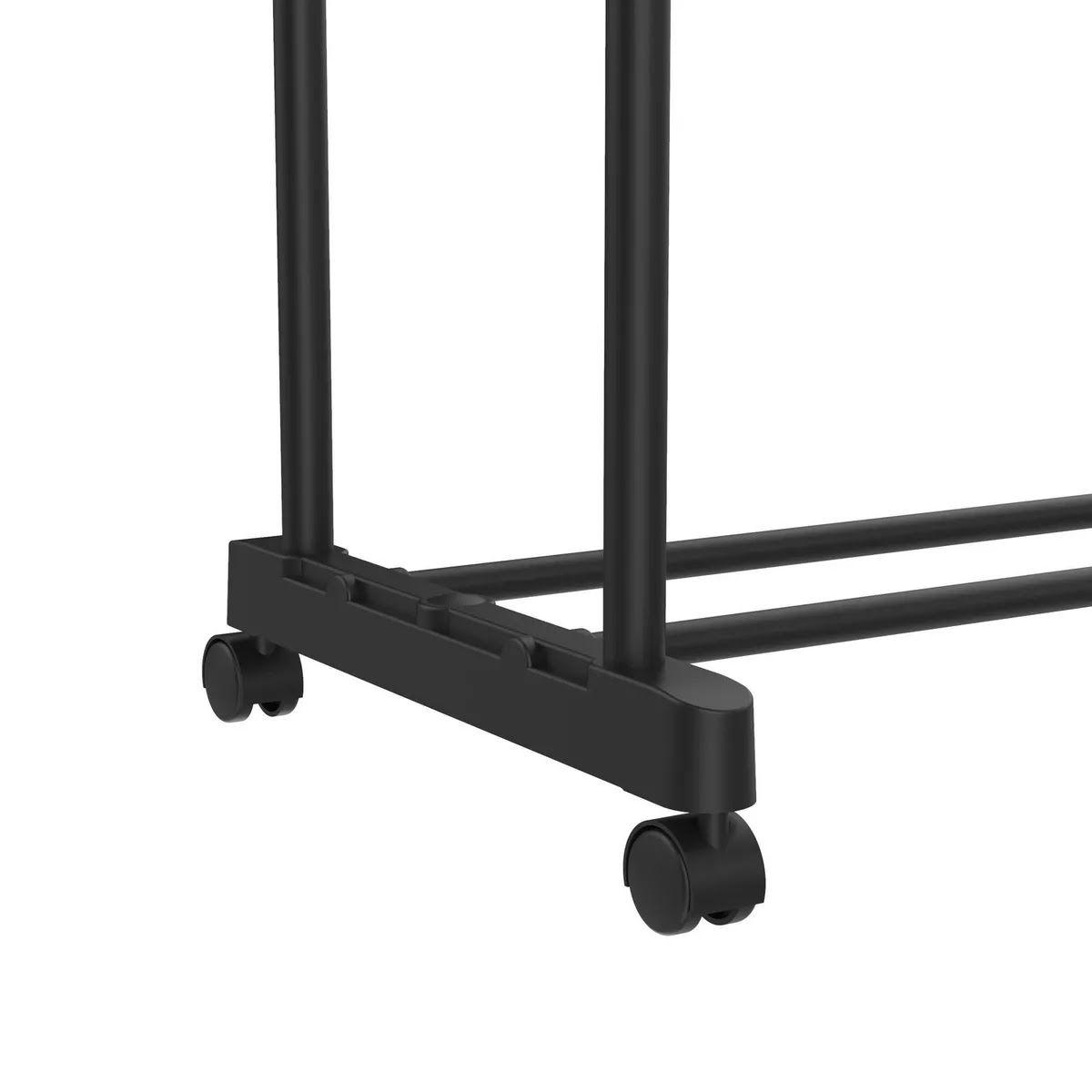 Perchero Doble Barra con Ruedas Just Home Collection metal N-1