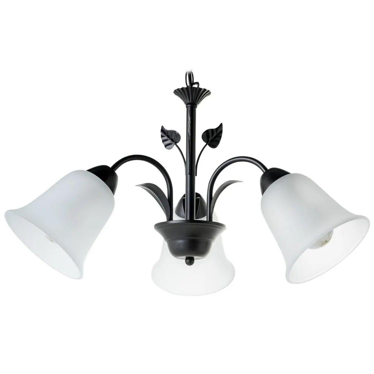 Lámpara Colgante Leaf Metal Negro-0