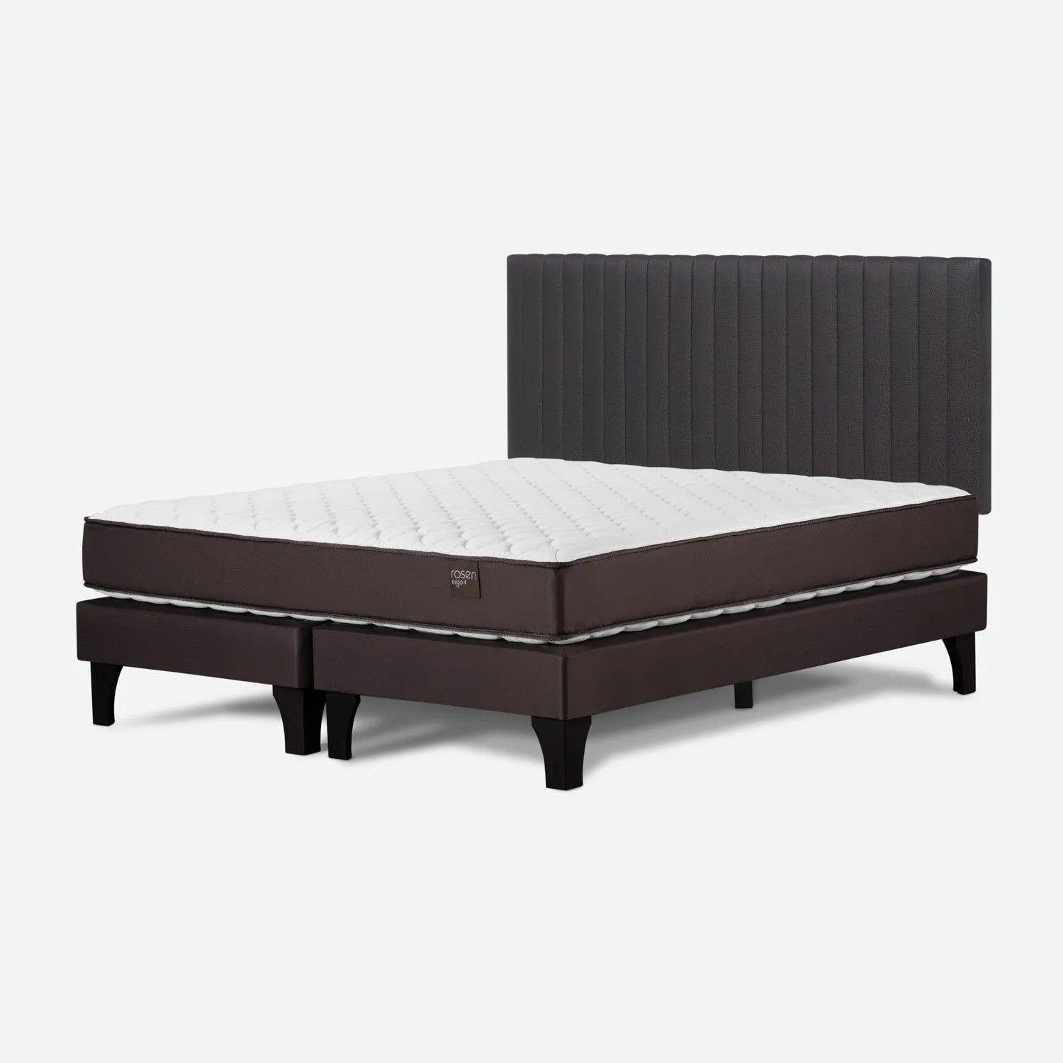 Cama Europea Ergo T 2 Plazas + Respaldo Lucio Rosen NG -0