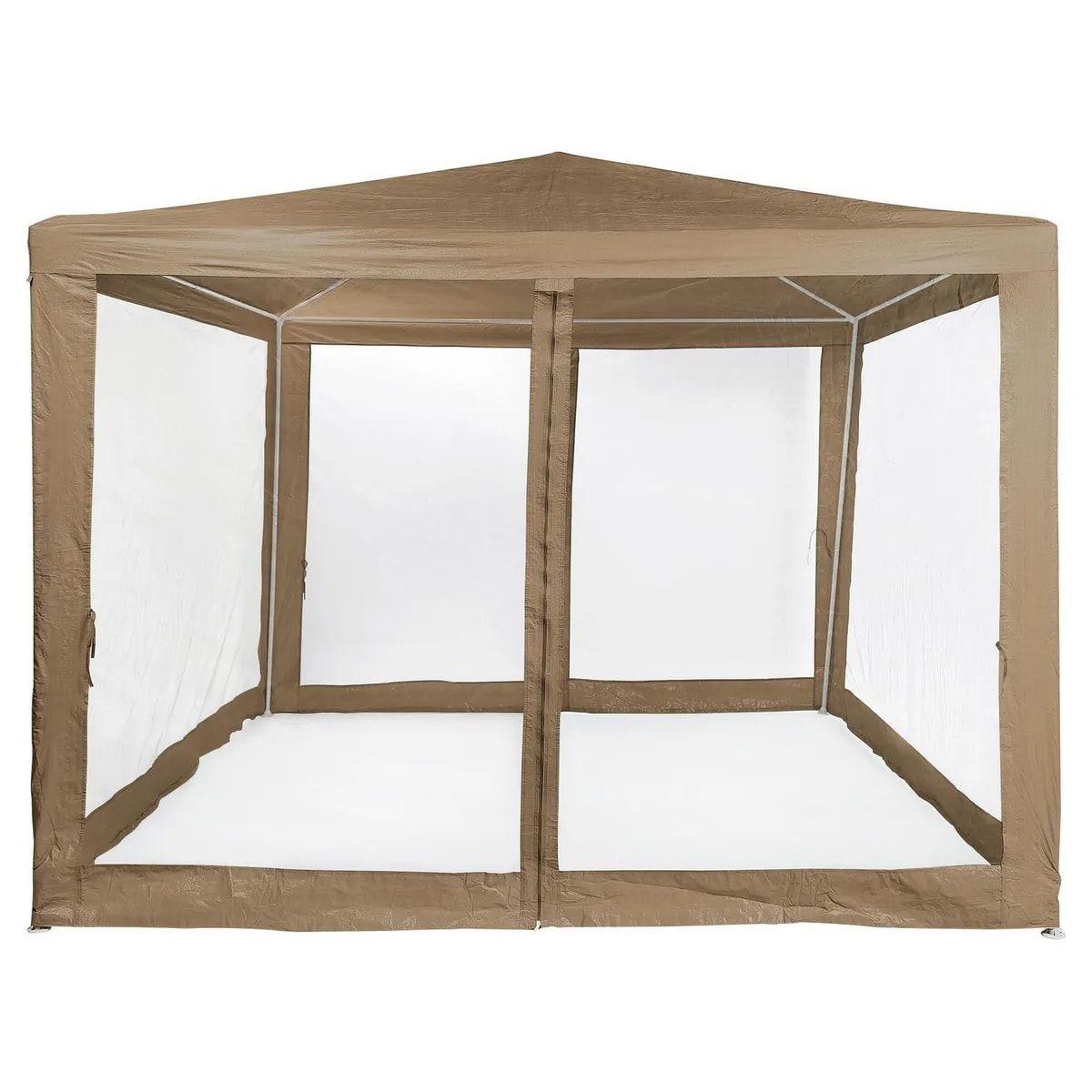Toldo Comedor Klimber con Malla 3x3 metros Taupe-3