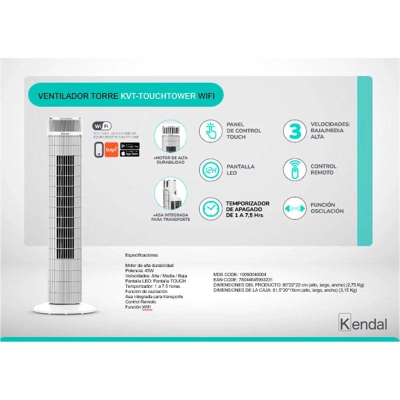 Ventilador torre Kendal TF805B-3