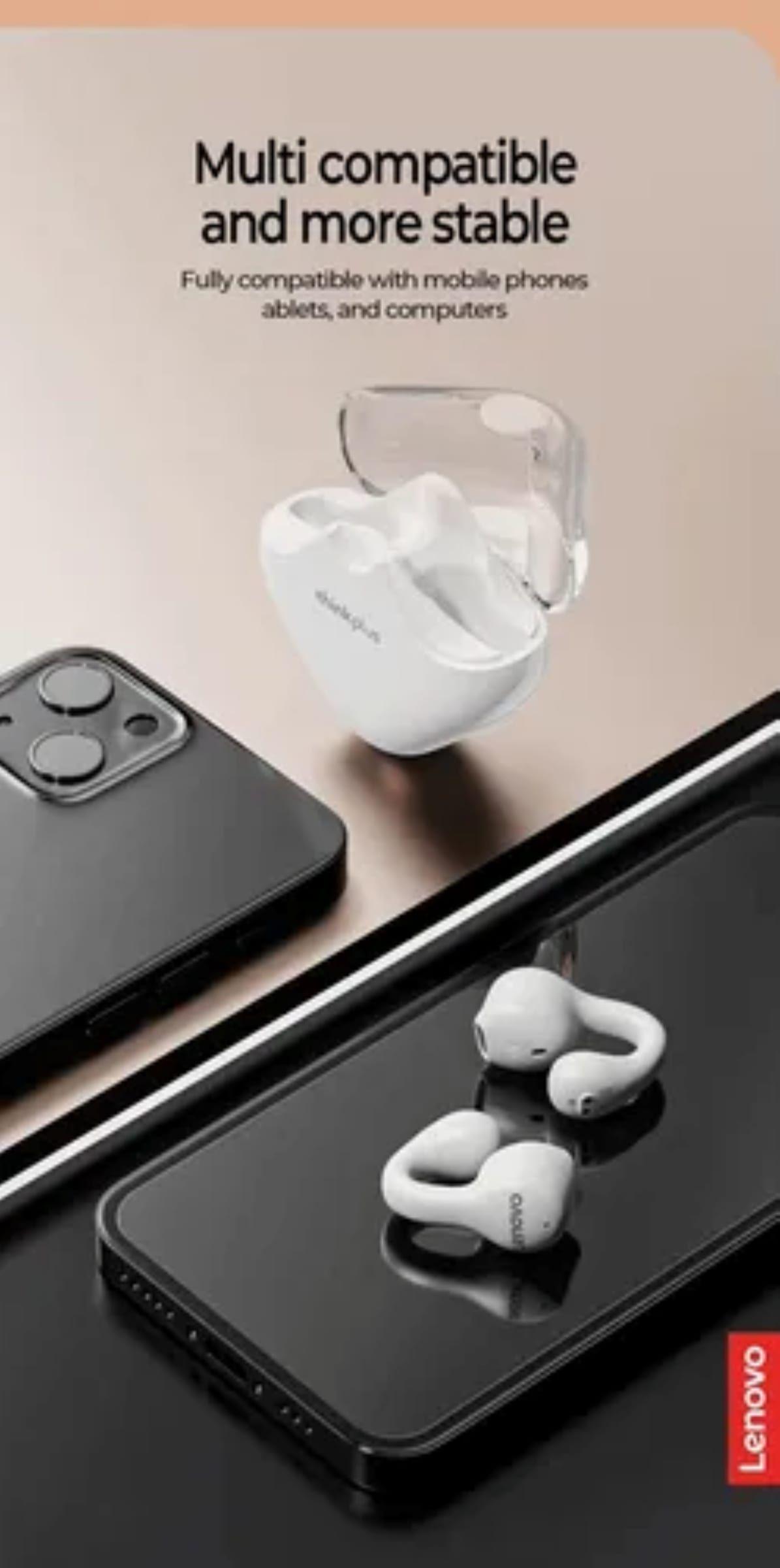 Audífonos In-ear Bluetooth Lenovo Xt61 Rosado Auriculares-3