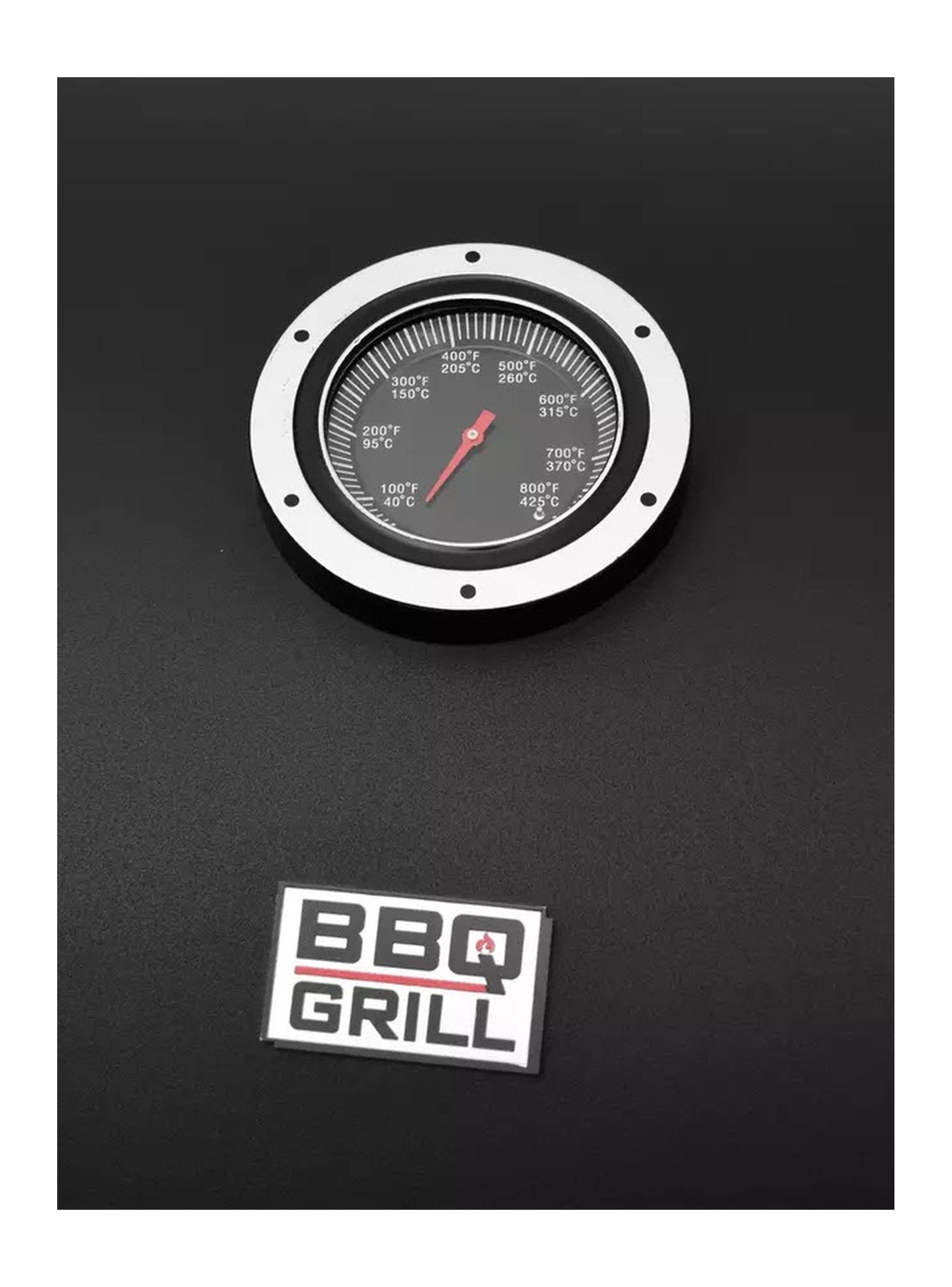 Parrilla a Gas Dark Hawk BBQ Grill 4 quemadores Negro-3