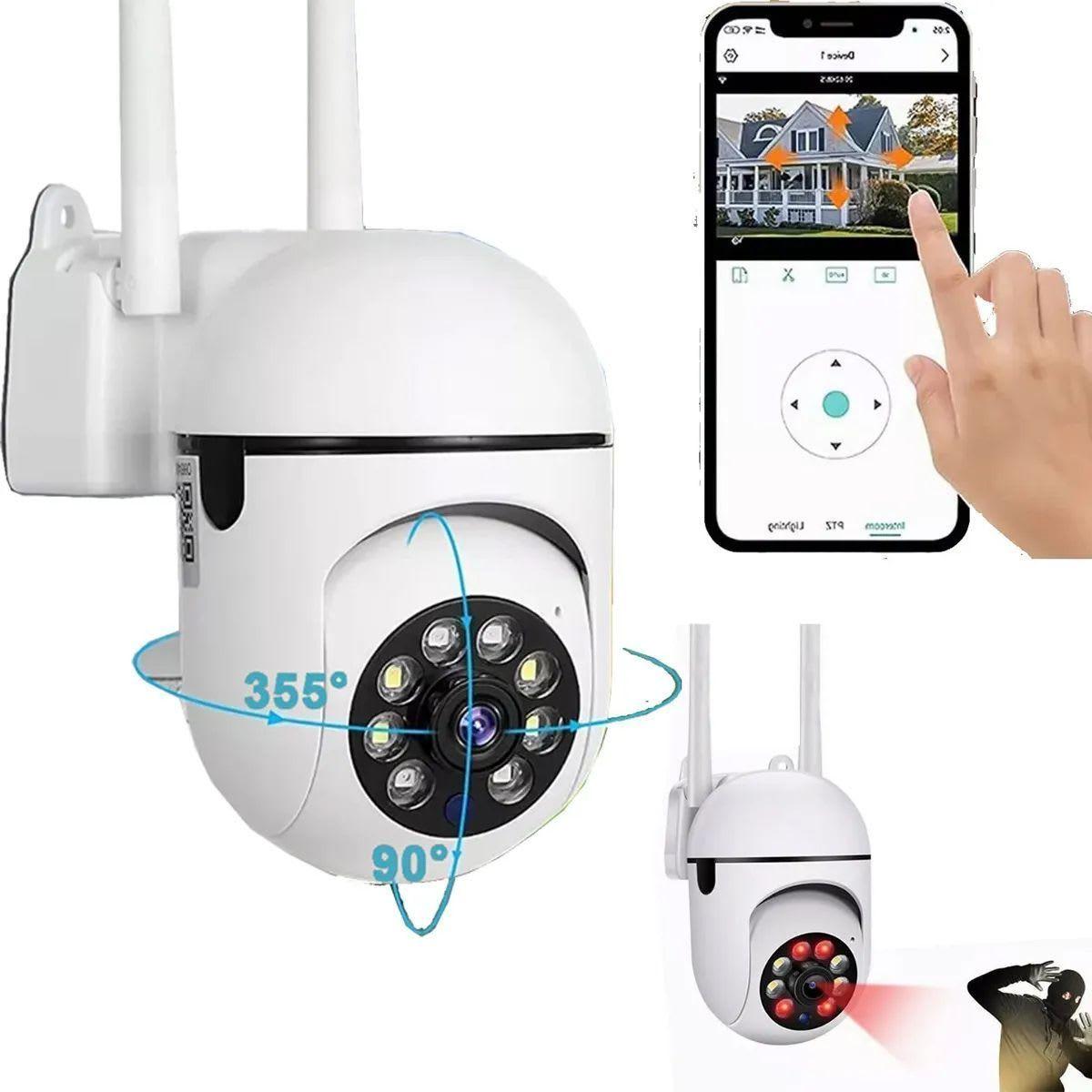 Cámara Wifi Exterior Inalámbrica 1080hd-2