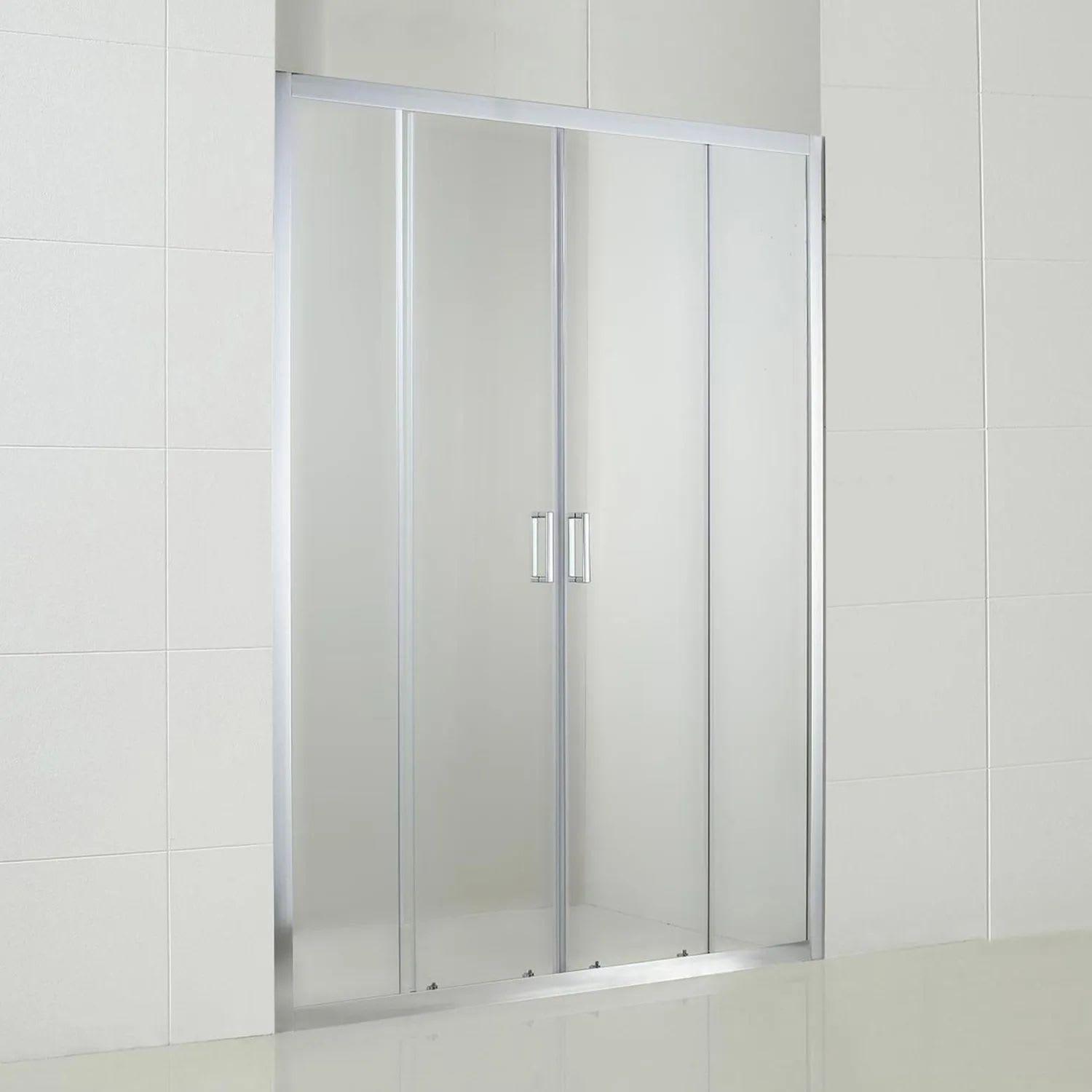 Mampara Klipen corredera rectangular 120x198 cm vidrio-3