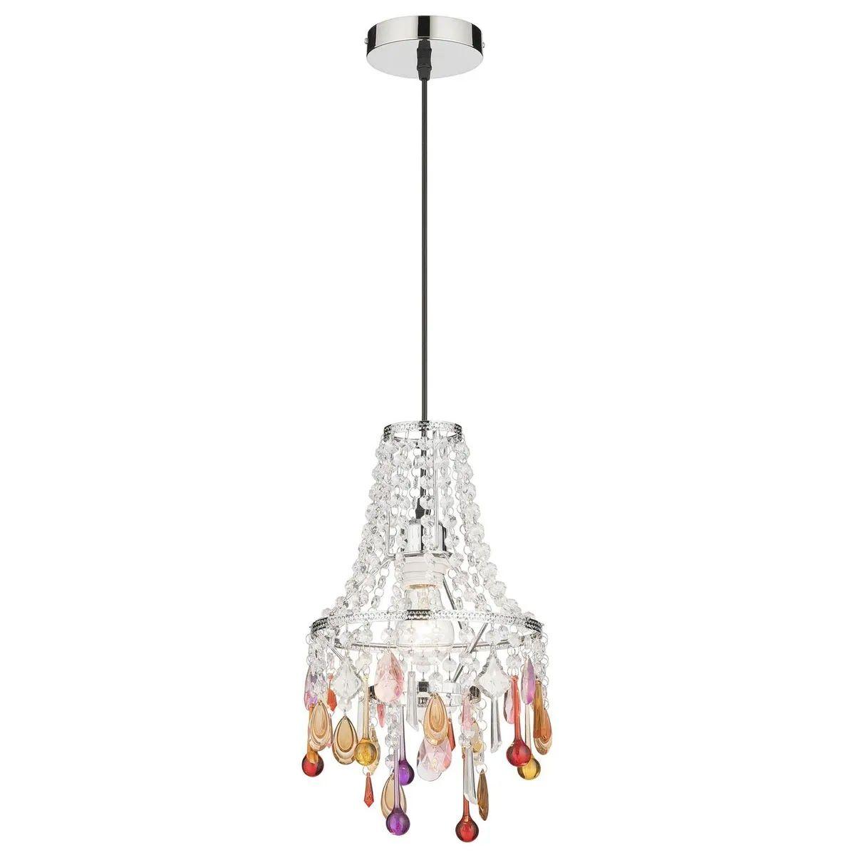 Lámpara Colgante Decorativa Acero Just Home Collection Negro-0