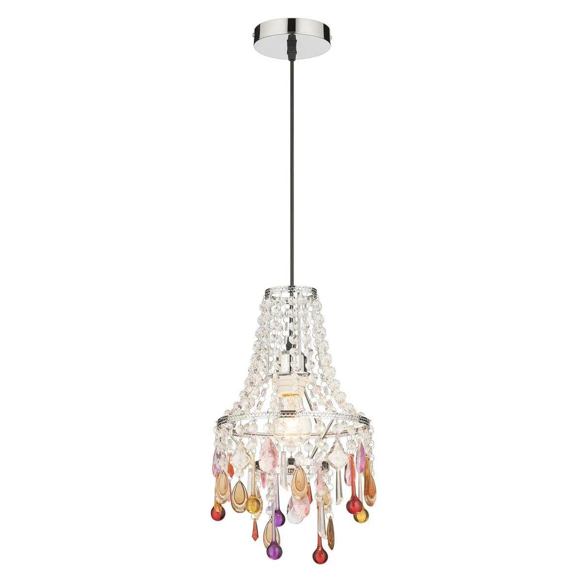Lámpara Colgante Decorativa Acero Just Home Collection Negro-1