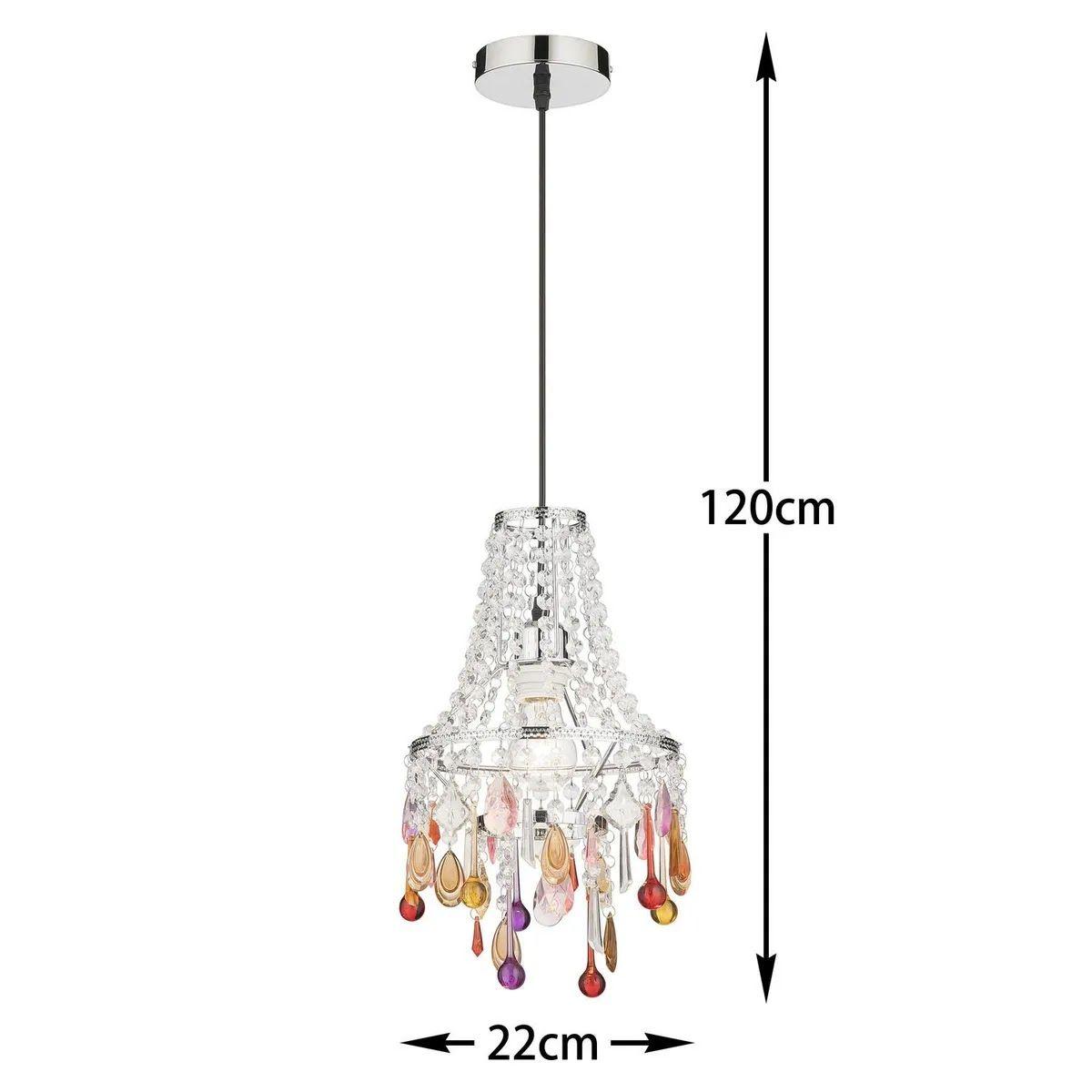 Lámpara Colgante Decorativa Acero Just Home Collection Negro-3