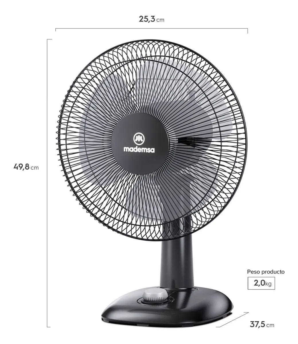 Ventilador Mademsa Sobremesa 40w 3 Velocidades 16 Pulgadas-0