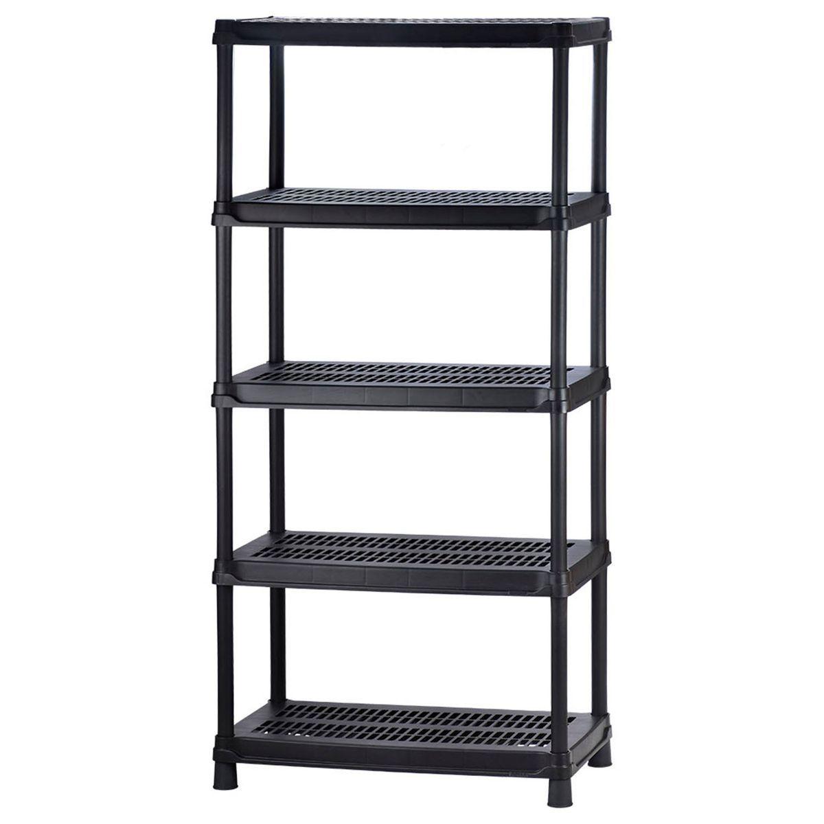 Estante Rimax Plástico 5 Repisas 91x48x186 cm Negro-0