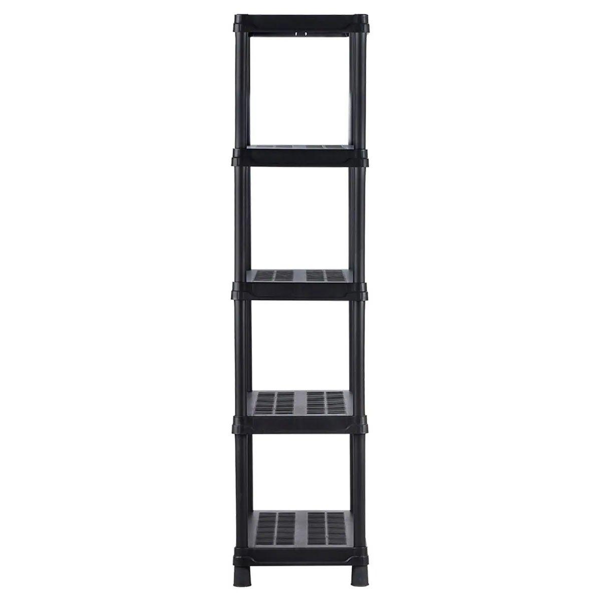 Estante Rimax Plástico 5 Repisas 91x48x186 cm Negro-2