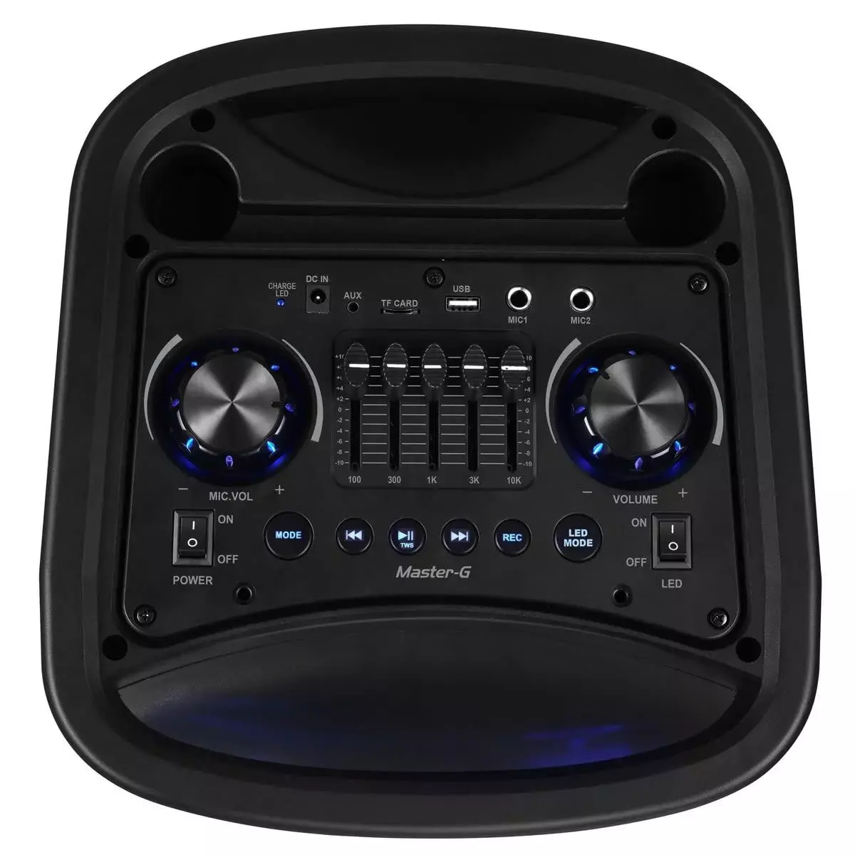 Parlante karaoke doble 8'' TWS MGPHANTOM, caja dañada-2