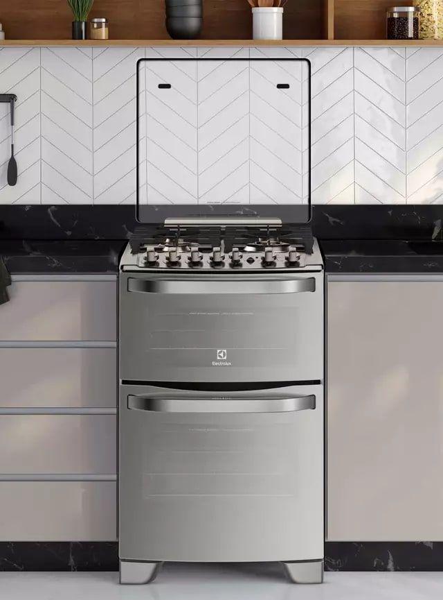Cocina a Gas 4 Quemadores 56DXA Inox-2