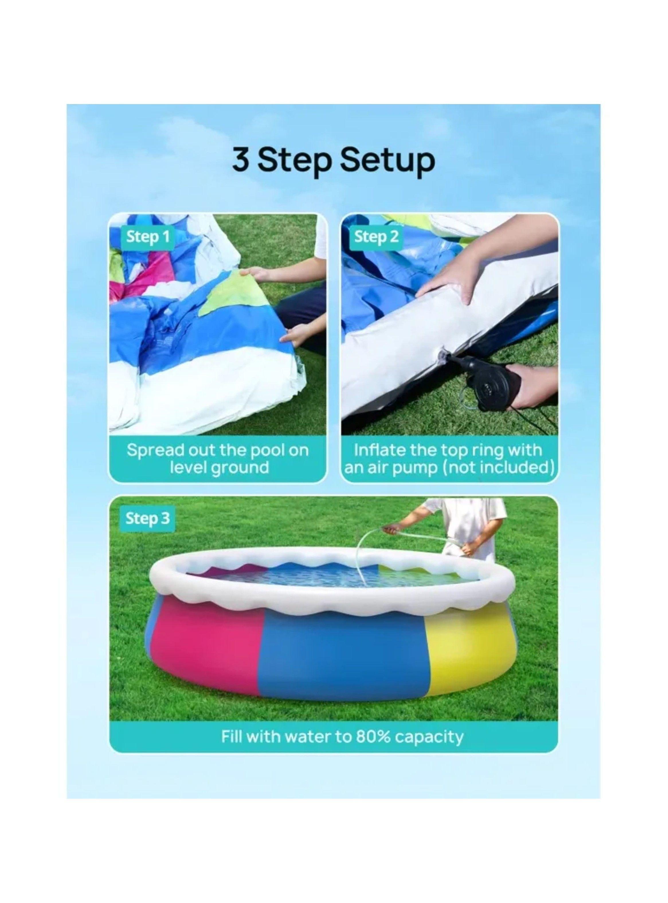 Piscina inflable de PVC Mason & Mia 549 cm por 122 cm-3