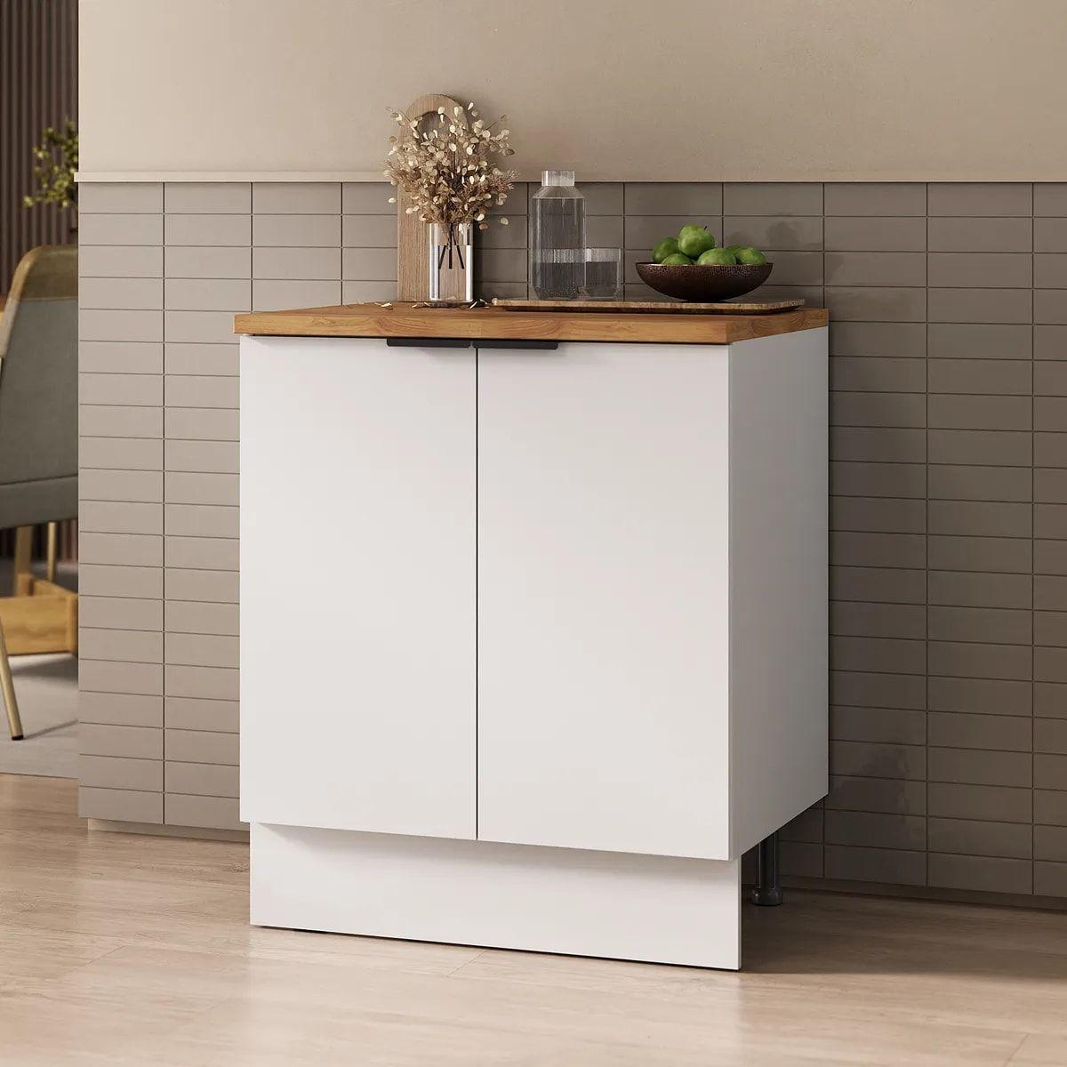Mueble Base 2p 70cm Bco C/cubi-1