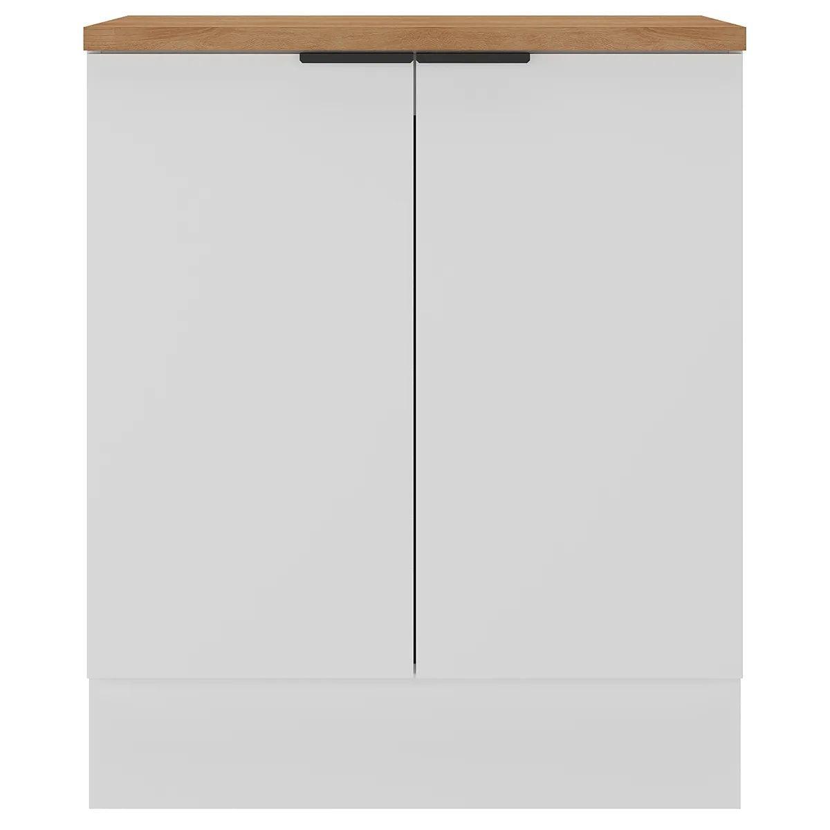 Mueble Base 2p 70cm Bco C/cubi-2