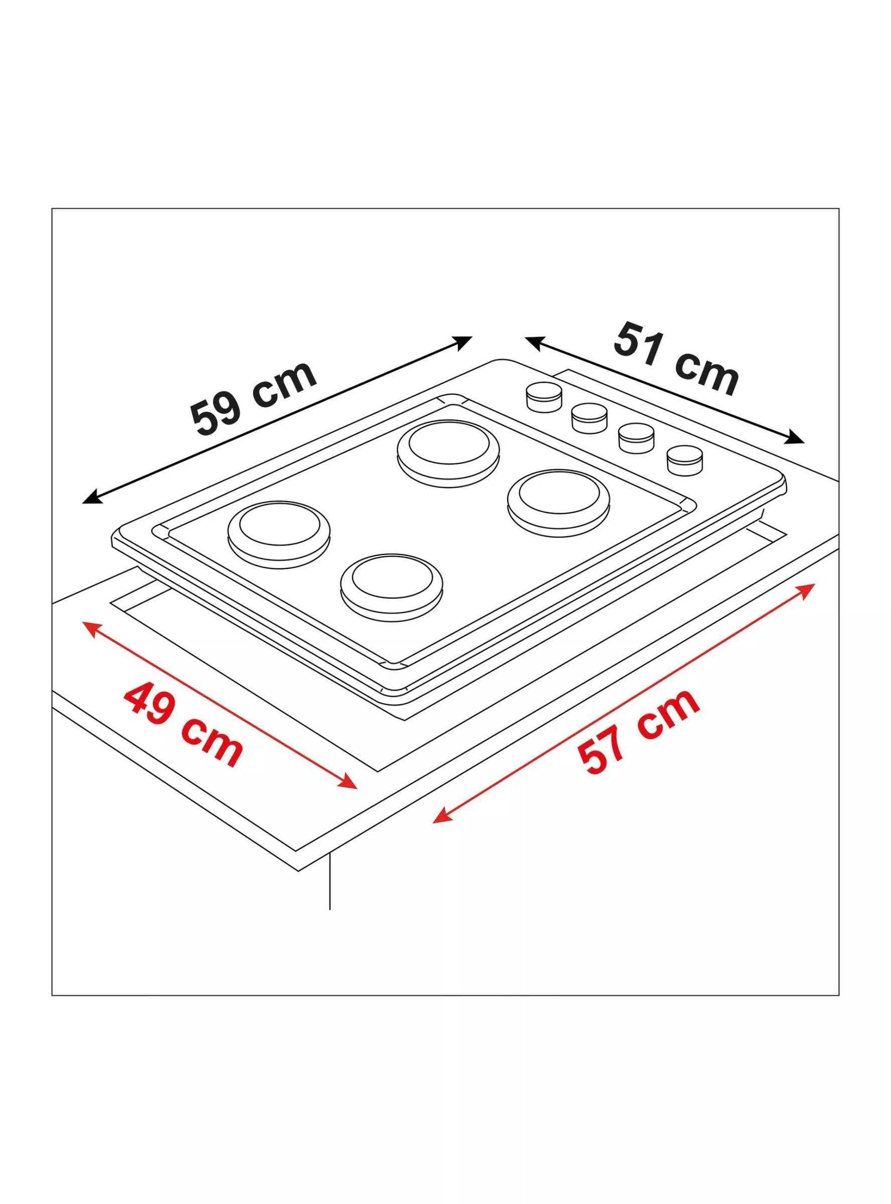 Encimera Eléctrica Sindelen 4 Platos CEE-4601IN-1