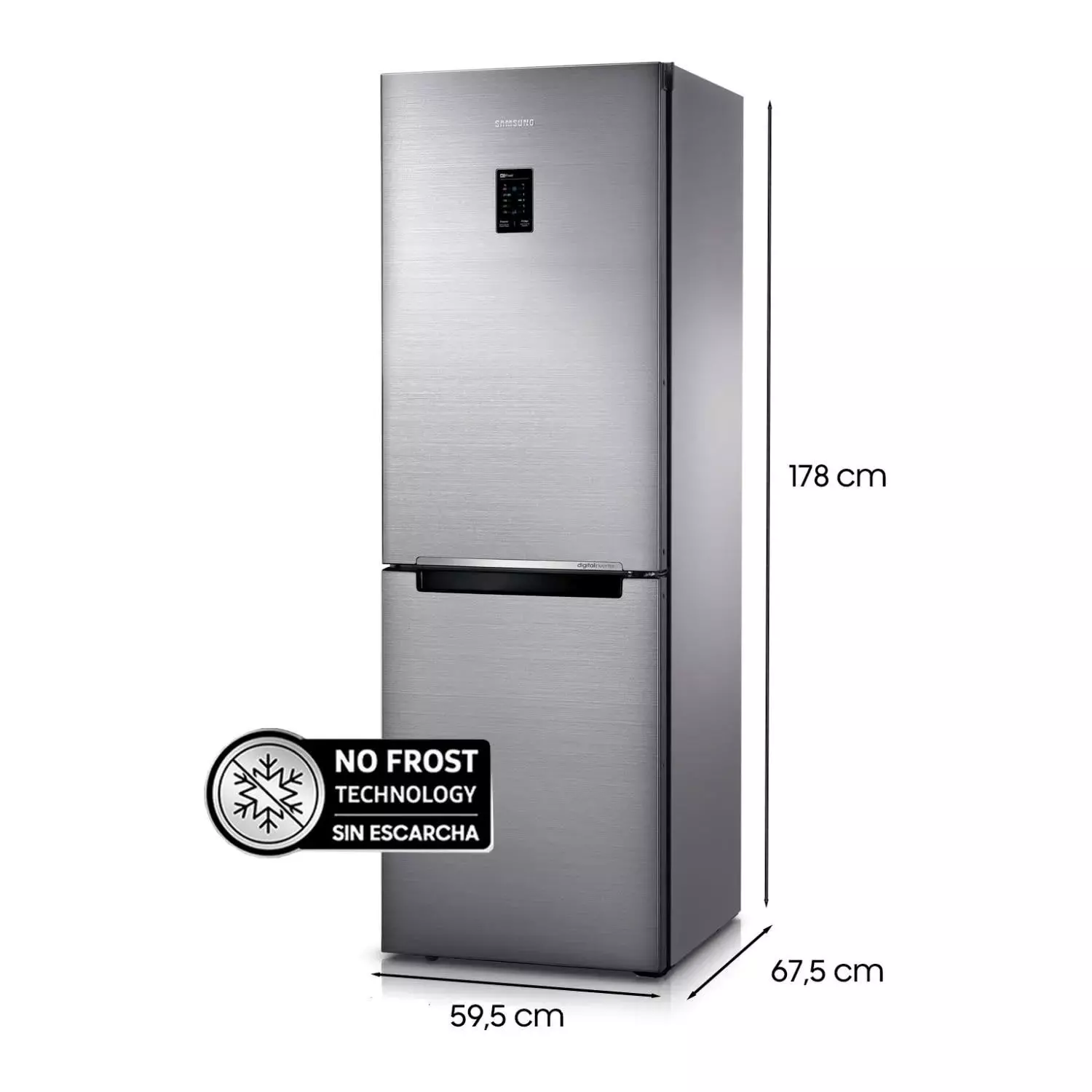 Refrigerador SAMSUNG RB31K3210S9 Bottom Mount 311LT All-4