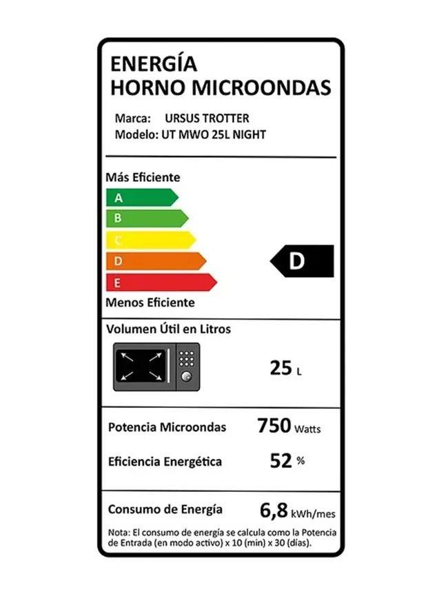 Hornos Microondas Ursus Trotter Empotrable 24 Litros Negro-2