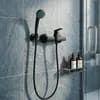 Monomando Ducha Modena Stretto Eco Negro-1